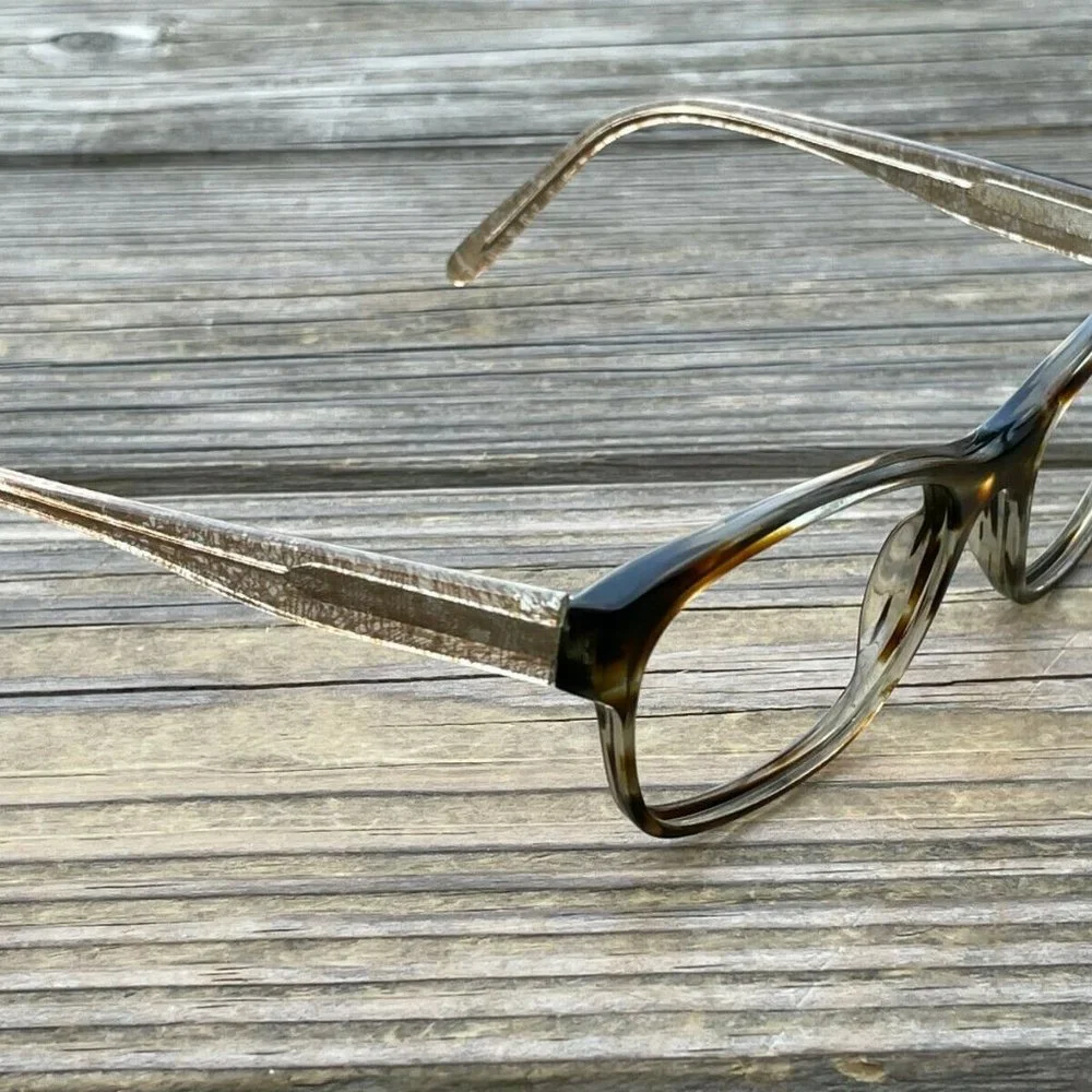 Vera Wang Eyeglasses Frame V406 Brown/Clear Glasses Women Frame 52[]18 135 - Picture 2 of 12